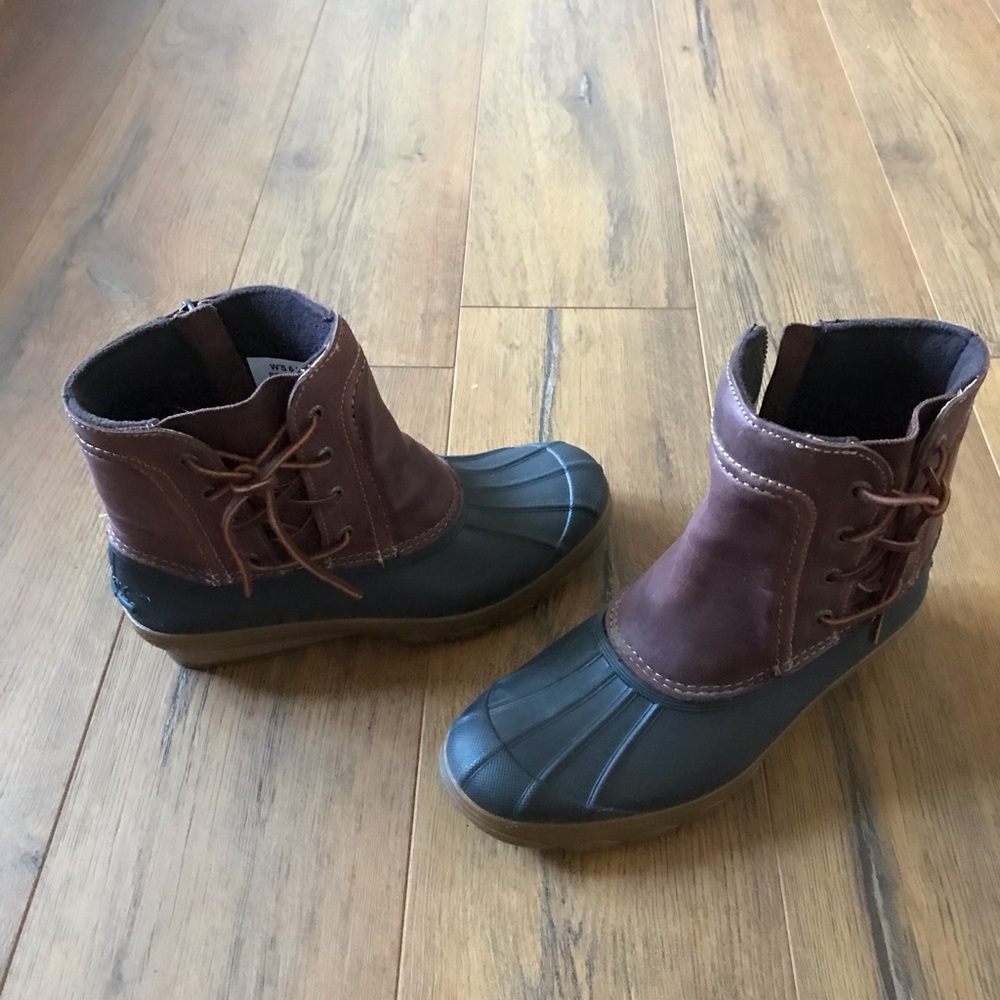 Duck Boots | Ankle | Sperry | Leather - man made